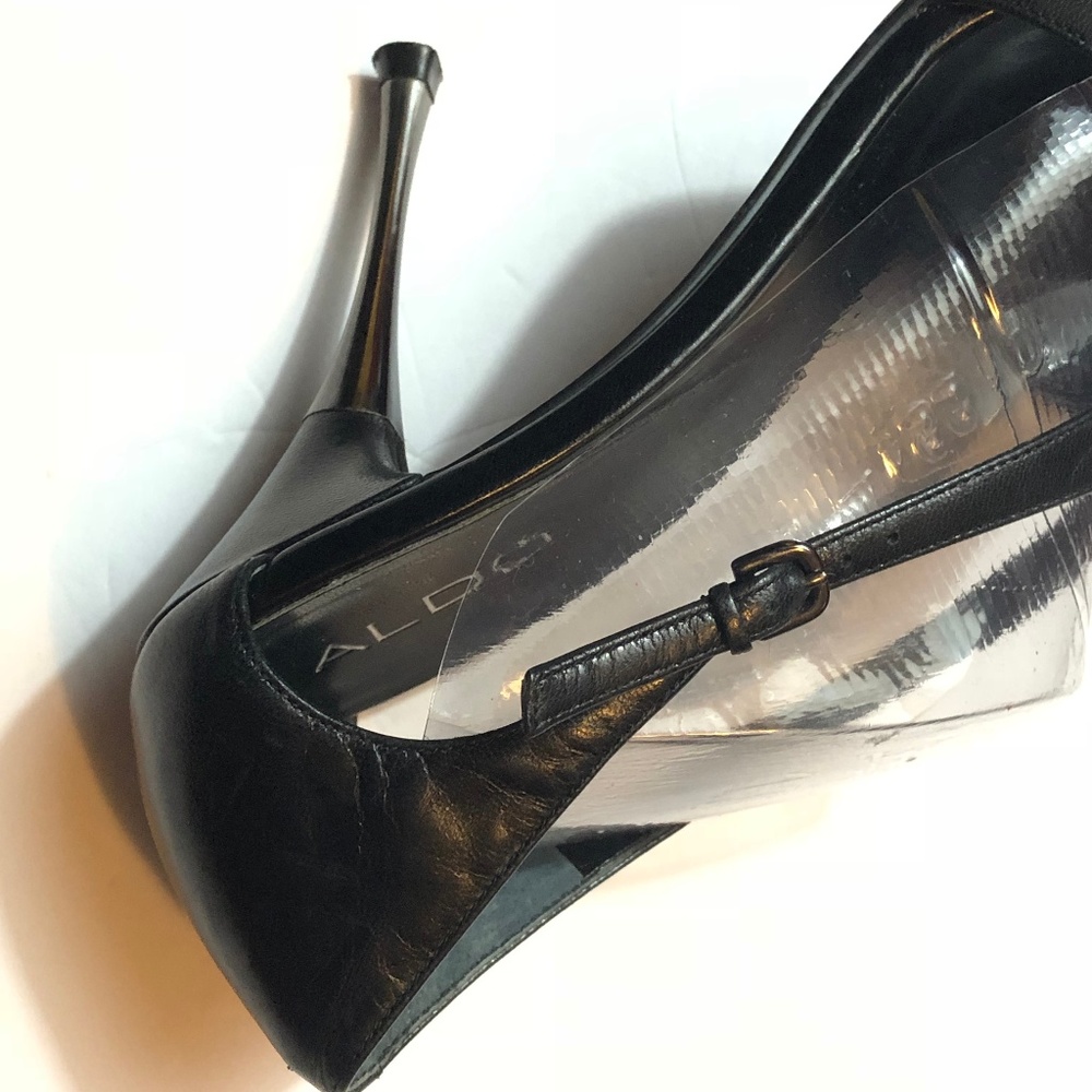 Aldo Women's Black with Metal High Heel US 9 EU 39